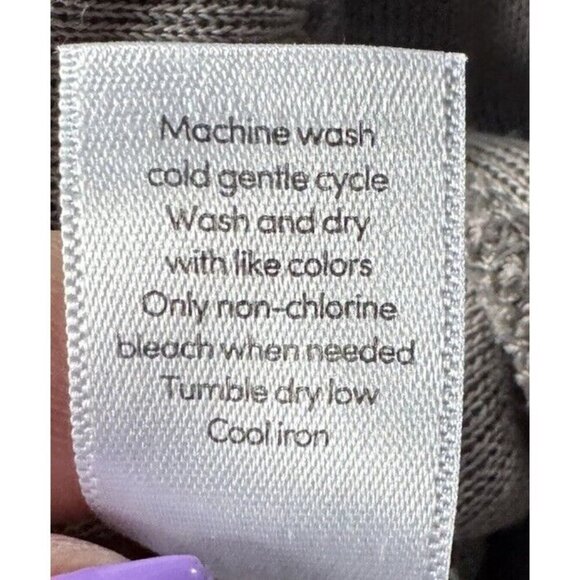 Athleta Womens Sz XS Gray Serenity Criss Cross Sweatshirt Long Sleeve - Picture 8 of 10